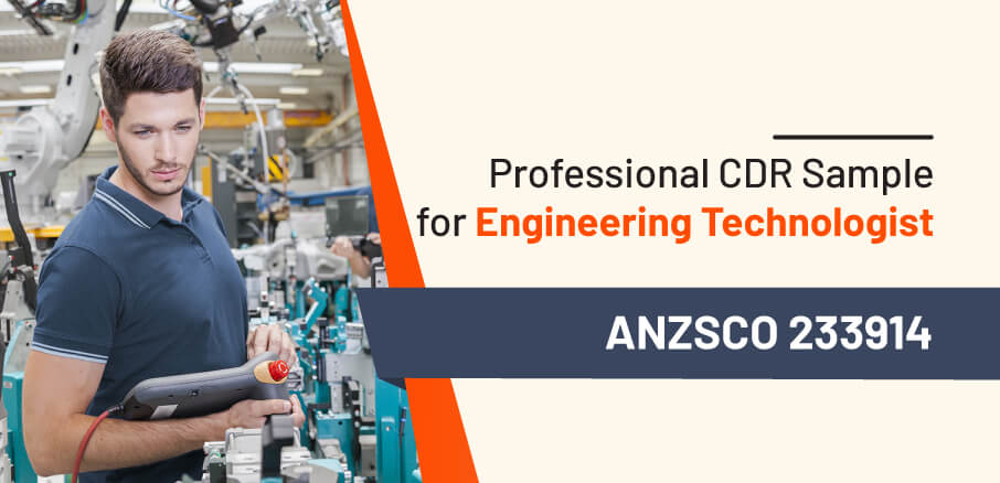 CDR sample for Engineering Technologist