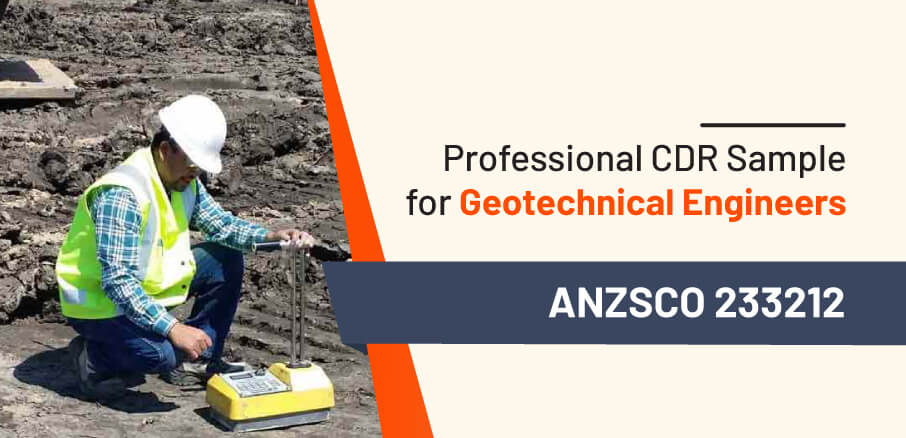 CDR sample for Geotechnical Engineering
