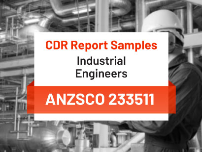 cdr sample of industrial engineers