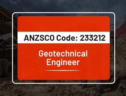 anzsco code geotechnical engineer