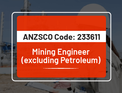 anzsco code mining engineer