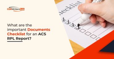 What are the important document checklist for an ACS RPL report 