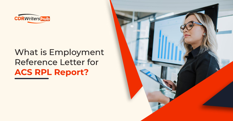 What is Employment Reference Letter for ACS RPL Report?