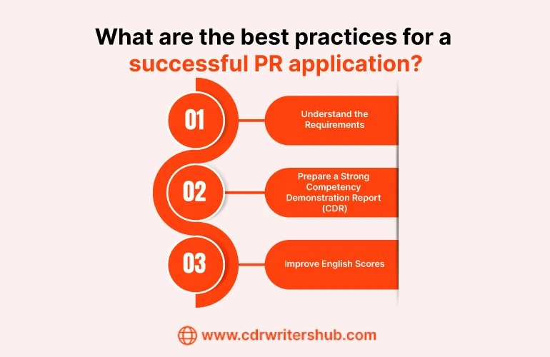 What are the best practices for a successful PR application